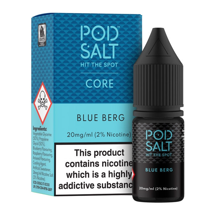 Blue Berg Nic Salt E-Liquid by Pod Salt Core