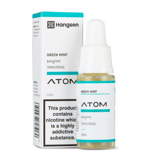 Green Mint Nic Salt E-Liquid by Hangsen Atom