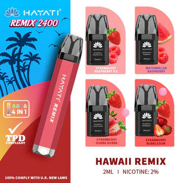 Hayati Remix 2400 Puffs 4 in 1 Disposable Vape