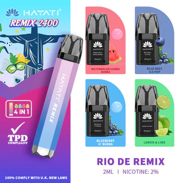 Hayati Remix 2400 Puffs 4 in 1 Disposable Vape