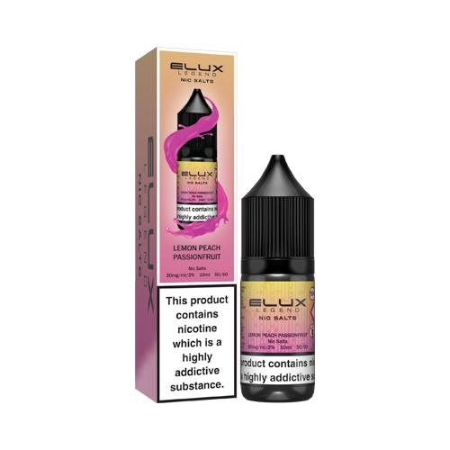 Lemon Peach Passionfruit Nic Salt E-Liquid by Elux Legend