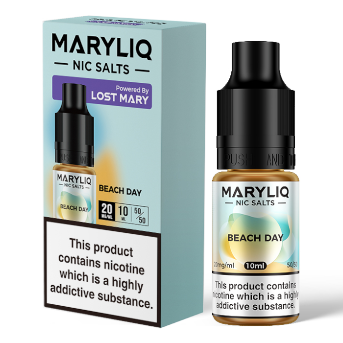 Beach Day Nic Salt E-Liquid by Lost Mary Maryliq