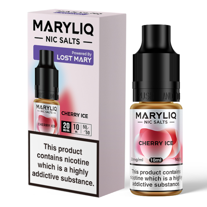 Cherry Ice Nic Salt E-Liquid by Lost Mary Maryliq