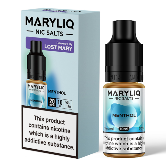 Menthol Nic Salt E-Liquid by Lost Mary Maryliq