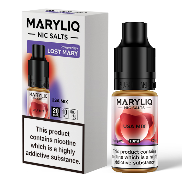 USA Mix Nic Salt E-Liquid by Lost Mary Maryliq