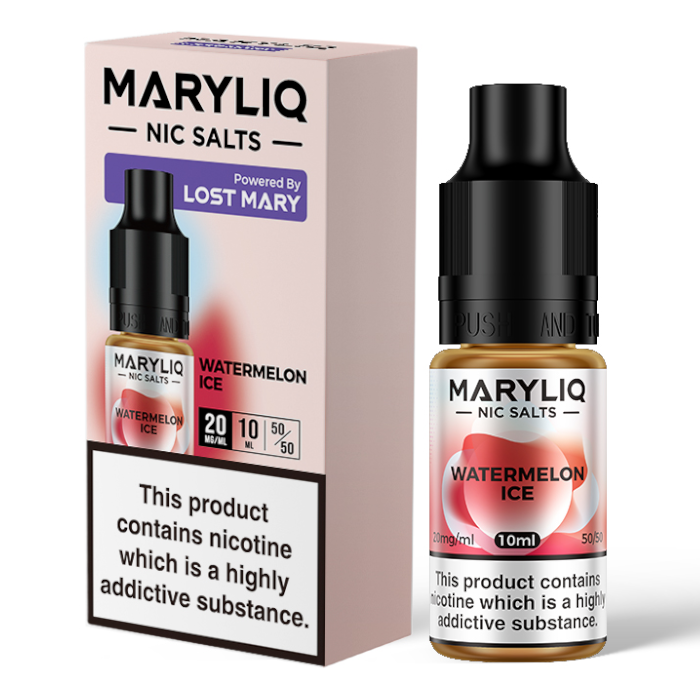 Watermelon Ice Nic Salt E-Liquid by Lost Mary Maryliq