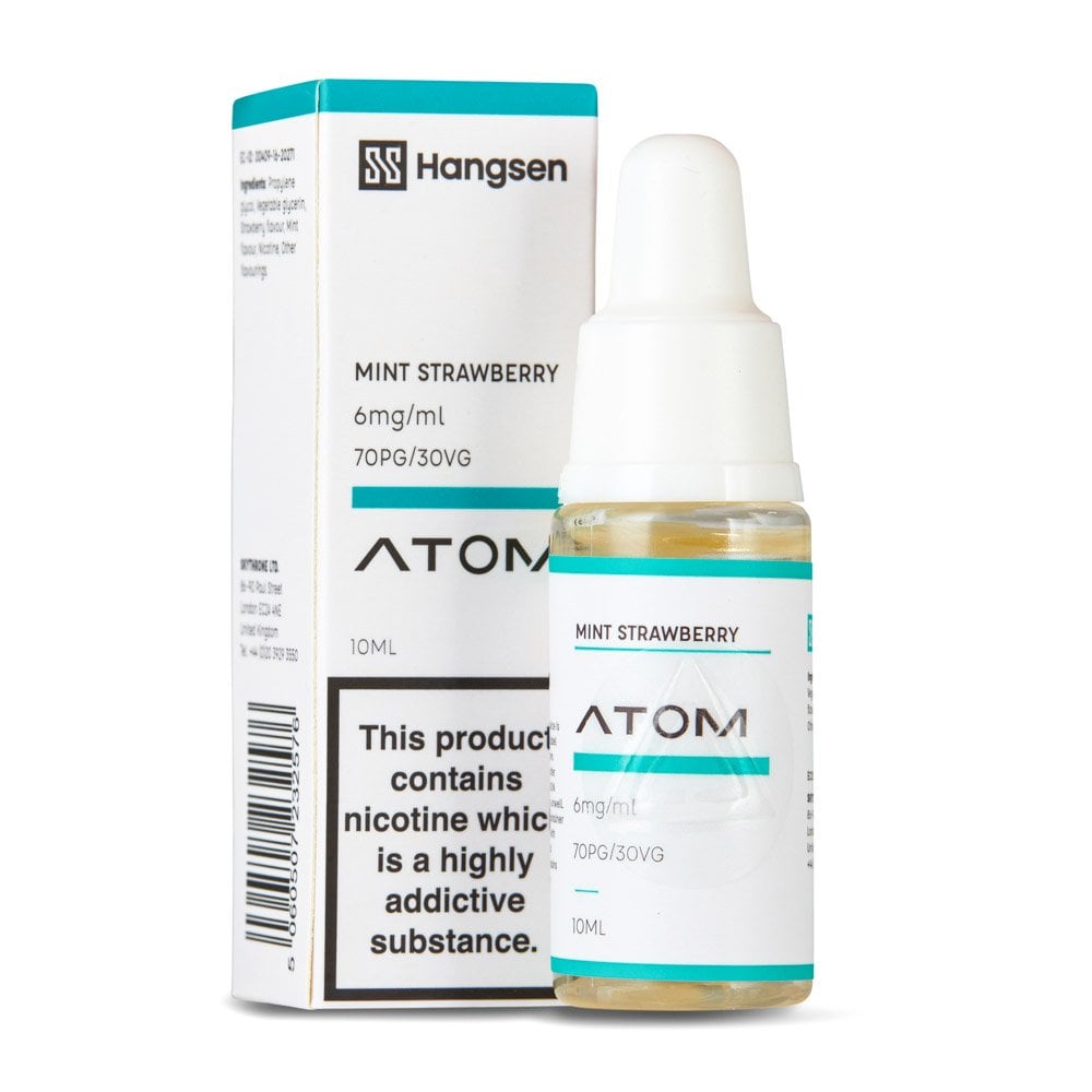 Mint Strawberry Nic Salt E-Liquid by Hangsen Atom