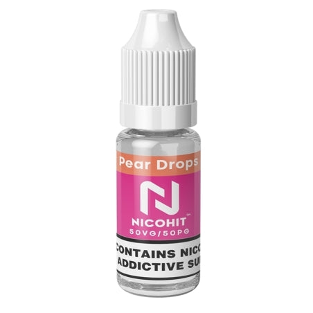 Nicohit Pear Drops 10ml 50/50 E-Liquid