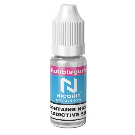 Bubblegum 10ml 50/50 E-Liquid by Nicohit