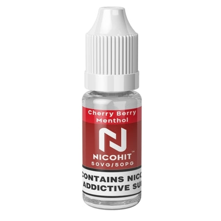 Nicohit Cherry Berry Menthol (Red Lush) 10ml 50/50 E-Liquid