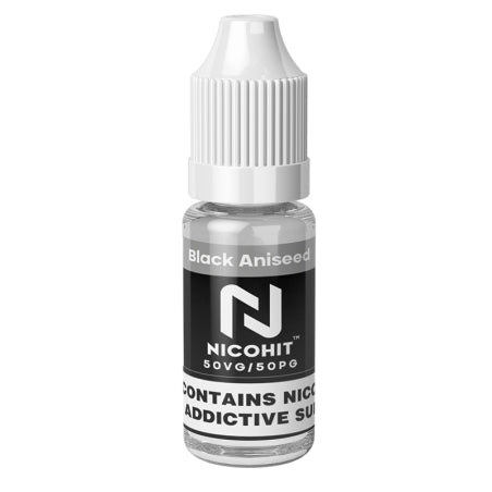 Black Aniseed (Jack Black) 10ml 50/50 E-Liquid by Nicohit