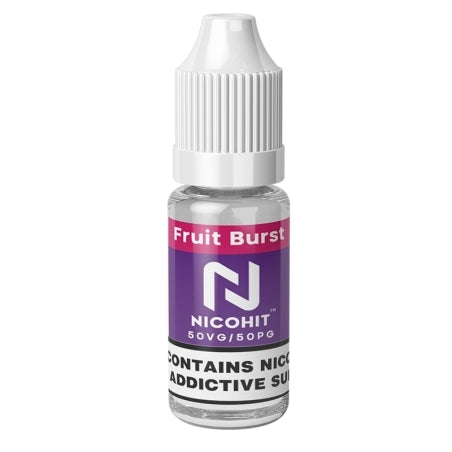 Fruit Burst 10ml 50/50 E-Liquid by Nicohit