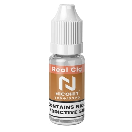 Real Cig 10ml 50/50 E-Liquid by Nicohit