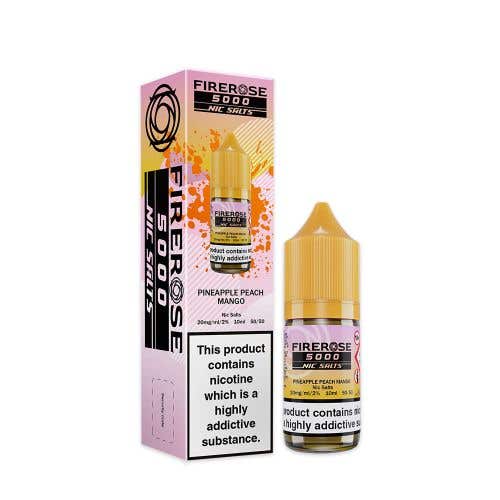 Pineapple Peach Mango Nic Salt E-Liquid by Elux Firerose 5000