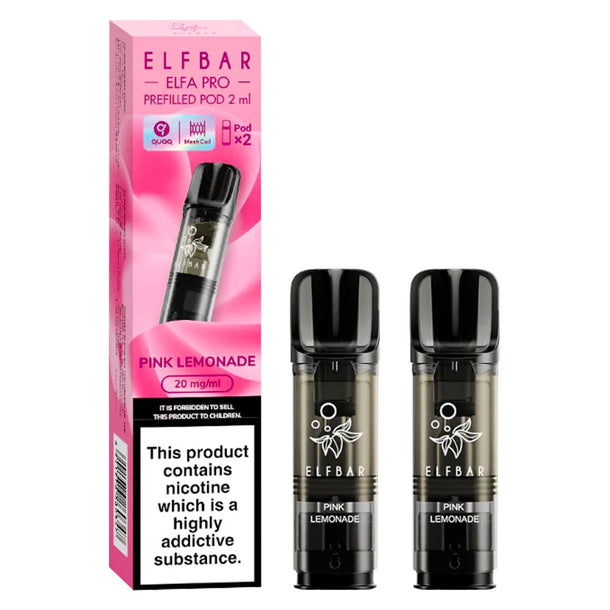 Pink Lemonade Elfa Pro Prefilled Pods by Elf Bar