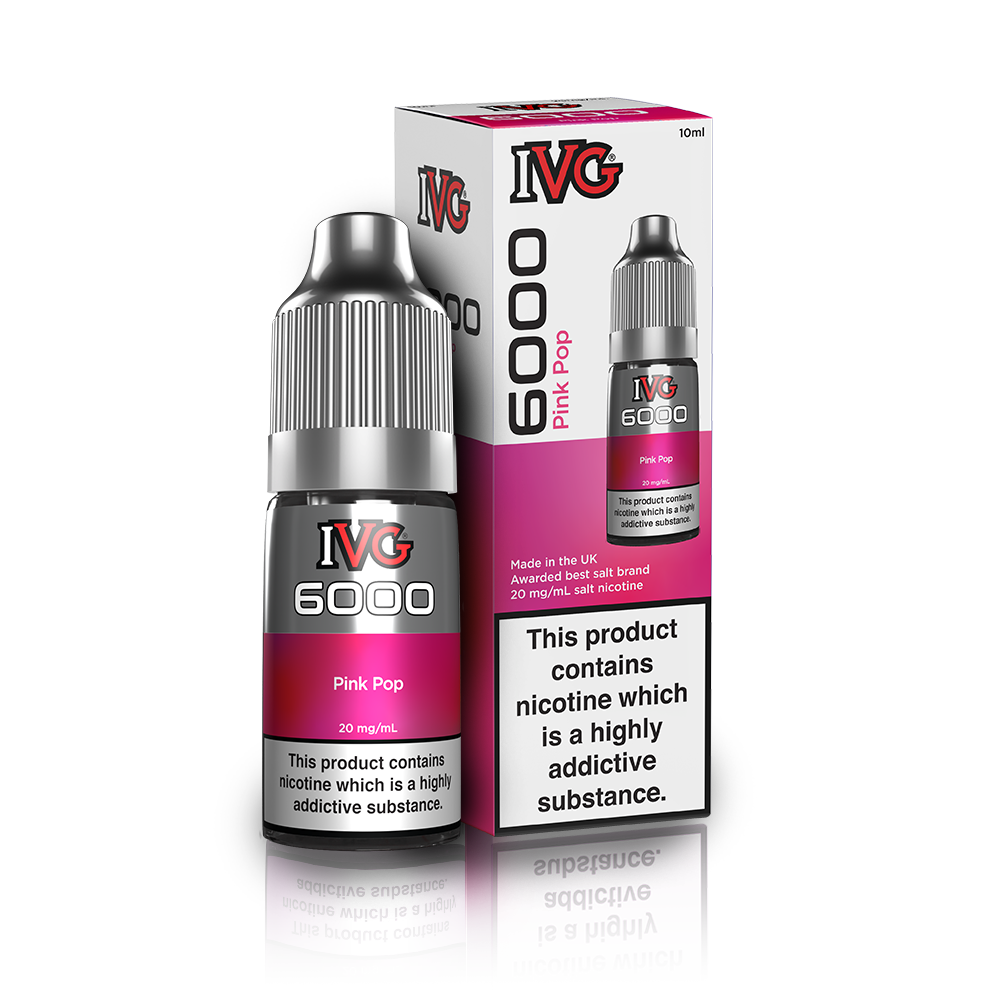 Pink Pop Nic Salt E-Liquid by IVG 6000