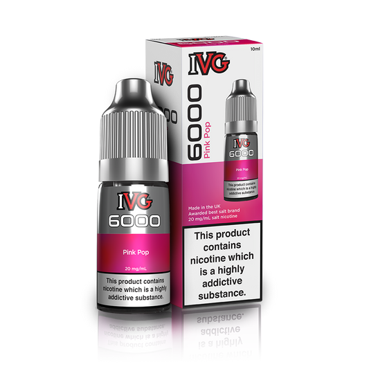 Pink Pop Nic Salt E-Liquid by IVG 6000