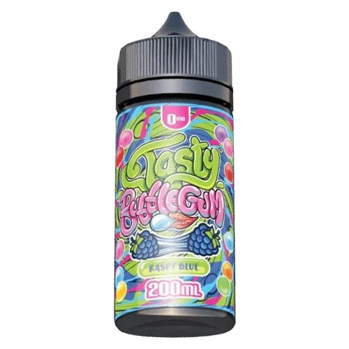 Raspy Blue 200ml Shortfill E-Liquid by Tasty Bubblegum