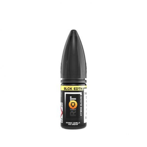 Mango Vanilla Nic Salt E-Liquid by Riot Bar Edition