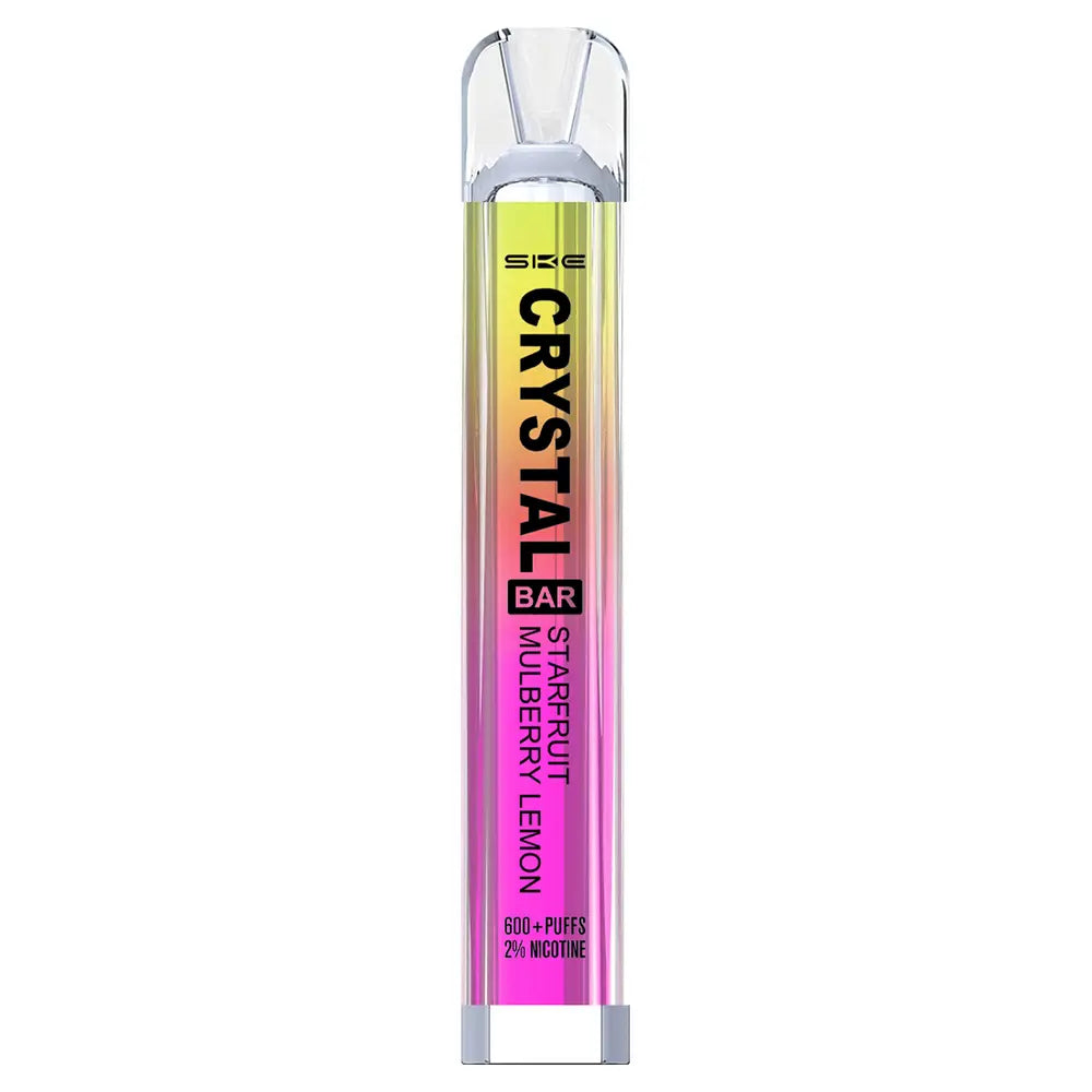 Starfruit Mulberry Lemon SKE Crystal Bar 600 Disposable Vape