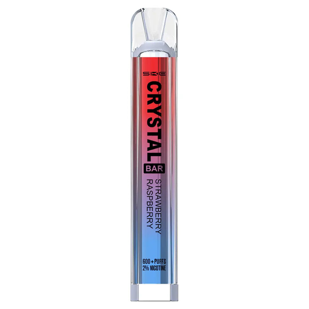 Strawberry Raspberry SKE Crystal Bar 600 Disposable Vape