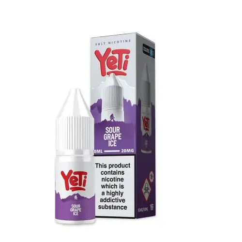 Sour Grape Ice Nic Salt E-Liquid by Yeti