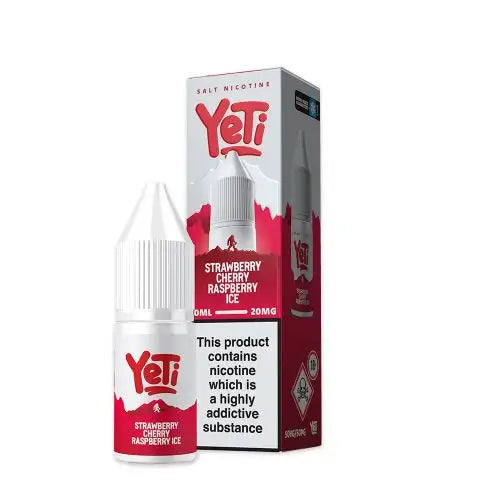 Strawberry Cherry Raspberry Ice Nic Salt E-Liquid by Yeti