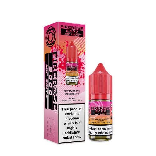 Strawberry Raspberry Nic Salt E-Liquid by Elux Firerose 5000