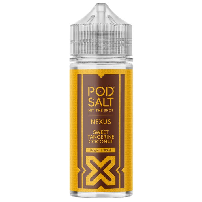 Sweet Tangerine Coconut (Coco Sun) 100ml Shortfill E-Liquid by Pod Salt Nexus