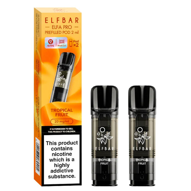 Tropical Fruits Elfa Pro Prefilled Pods by Elf Bar