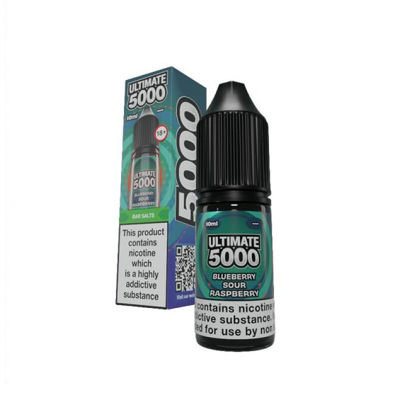 Ultimate Bar 5000 - Blueberry Sour Raspberry 10ml Nic Salt E-Liquid