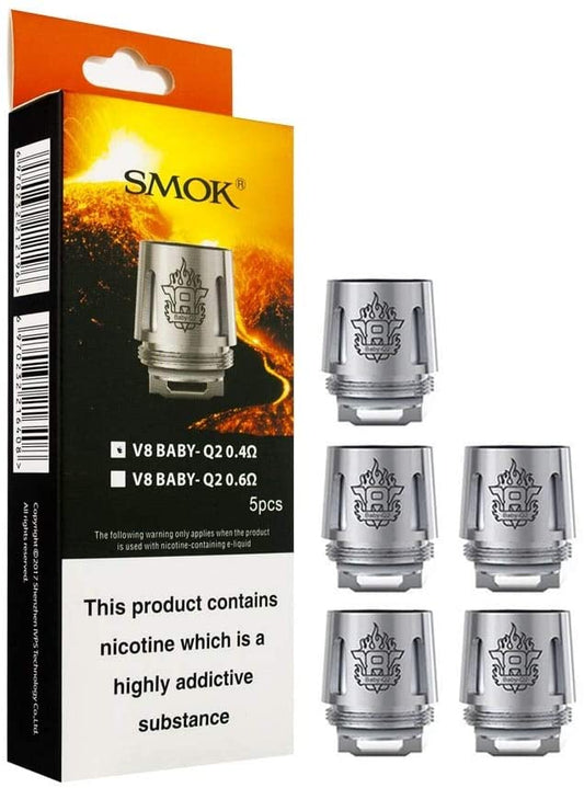 Smok V8 baby Q2 Replacement Coils - 0.4 Ohm