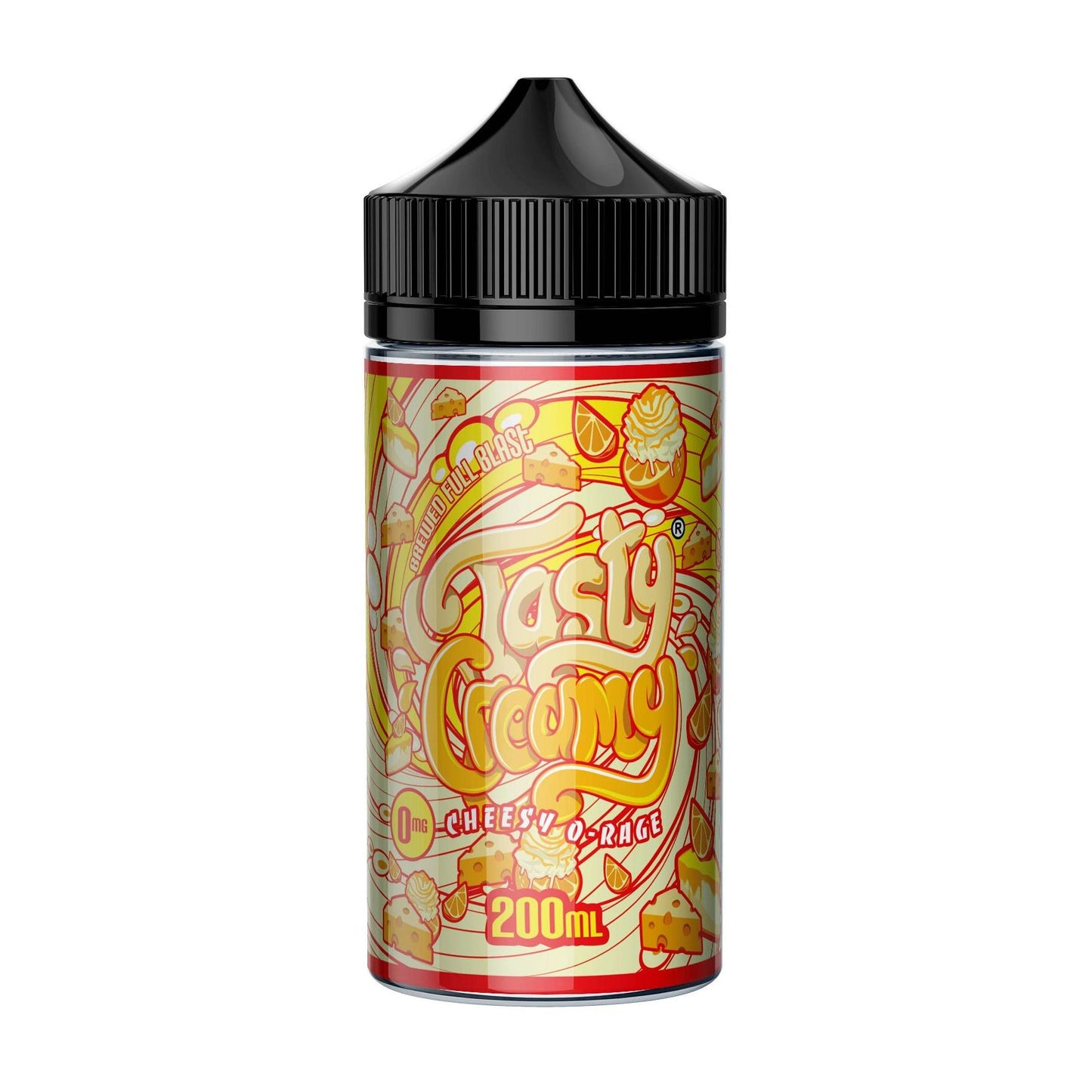 Cheesy O-rage 200ml Shortfill E-Liquid by Tasty Creamy