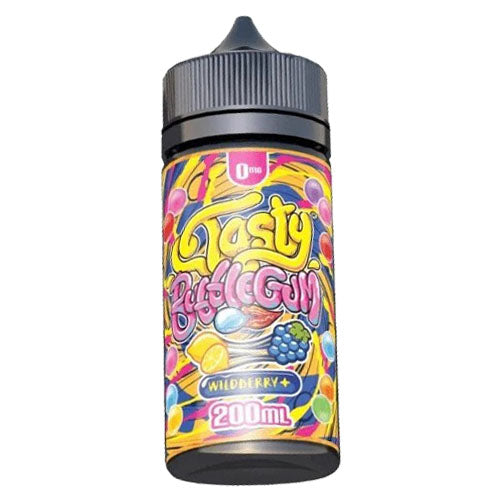 Wildberry+ 200ml Shortfill E-Liquid by Tasty Bubblegum